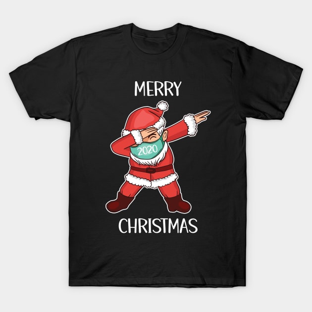 Merry Christmas 2020 Santa Dabbing T-Shirt by OnepixArt